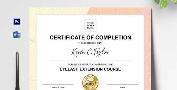 Шаблон сертификата на тему графика