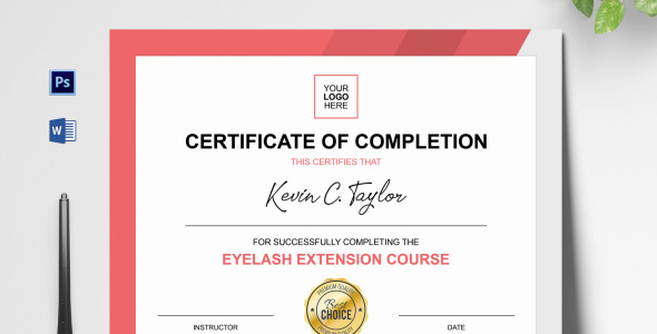 Шаблон сертификата на тему графика