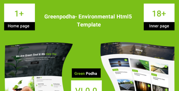 Environmental Html5 Website Template