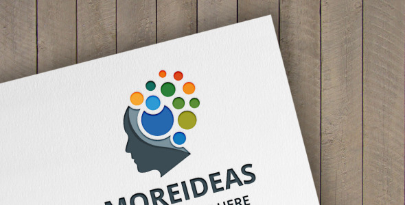 Шаблон логотипа на тему графика