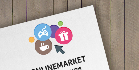 Шаблон логотипа на тему графика