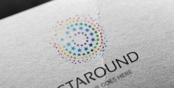 Шаблон логотипа на тему графика