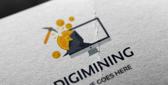 Шаблон логотипа на тему графика