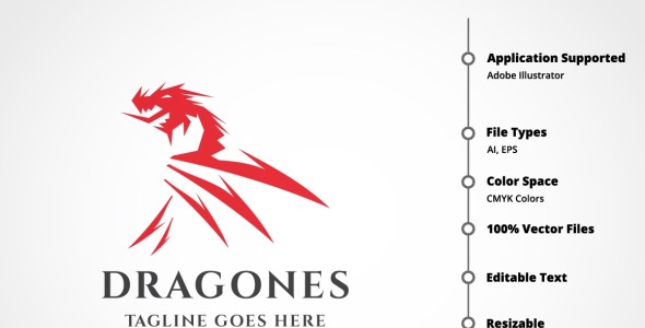 Шаблон логотипа на тему графика