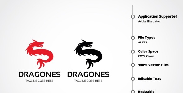 Шаблон логотипа на тему графика