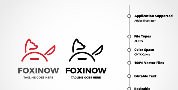 Шаблон логотипа на тему графика