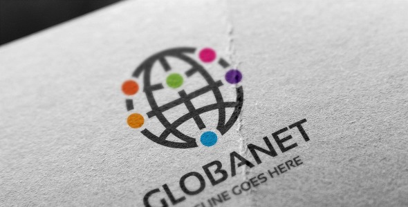 Шаблон логотипа на тему графика