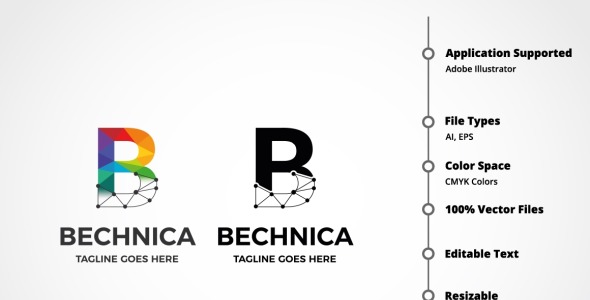 Шаблон логотипа на тему графика