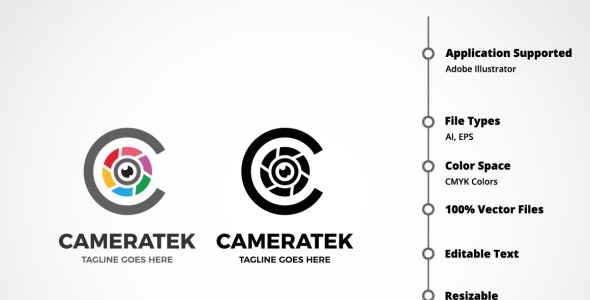 Шаблон логотипа на тему графика