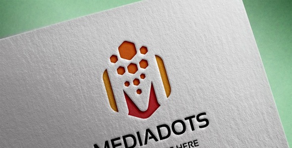 Шаблон логотипа на тему графика