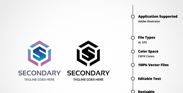 Шаблон логотипа на тему графика