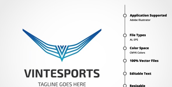 Шаблон логотипа на тему графика