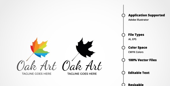 Шаблон логотипа на тему графика