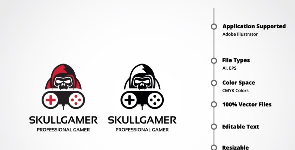 Шаблон логотипа на тему графика