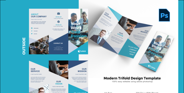 PSD шаблон на тему графика