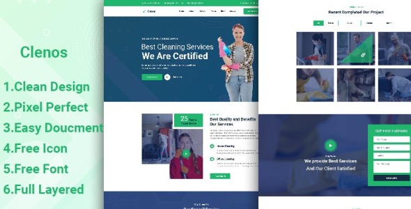 PSD шаблон на тему графика