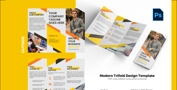 PSD шаблон на тему графика