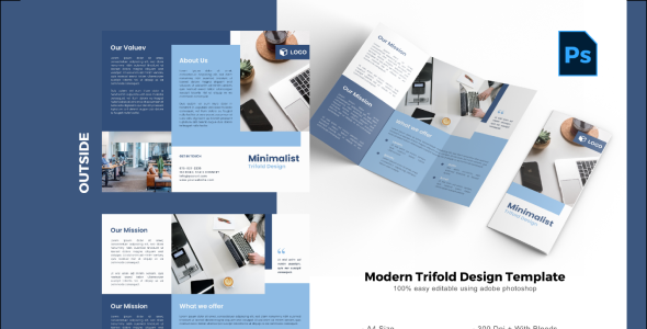 PSD шаблон на тему графика