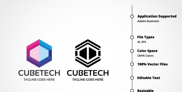 Шаблон логотипа на тему графика