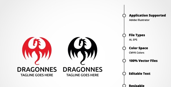 Шаблон логотипа на тему графика