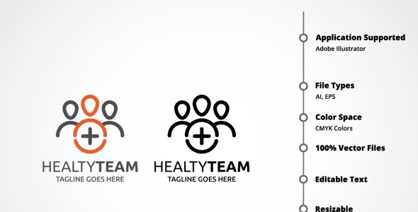 Шаблон логотипа на тему графика