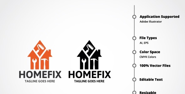 Шаблон логотипа на тему графика