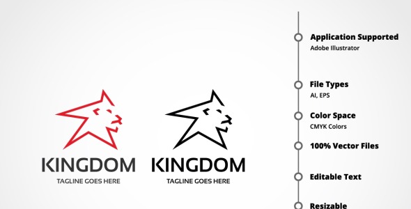 Шаблон логотипа на тему графика