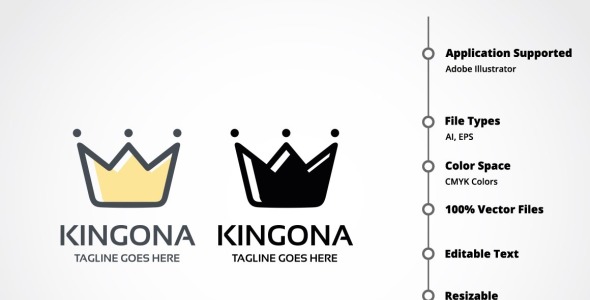 Шаблон логотипа на тему графика