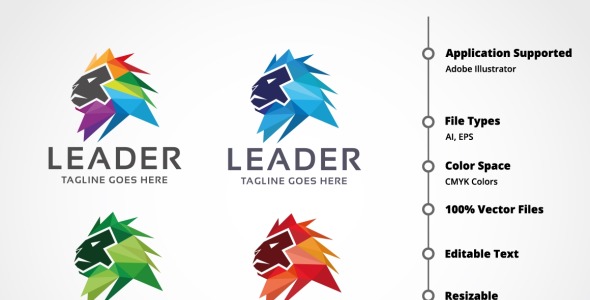 Шаблон логотипа на тему графика