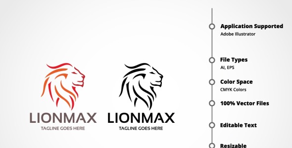 Шаблон логотипа на тему графика