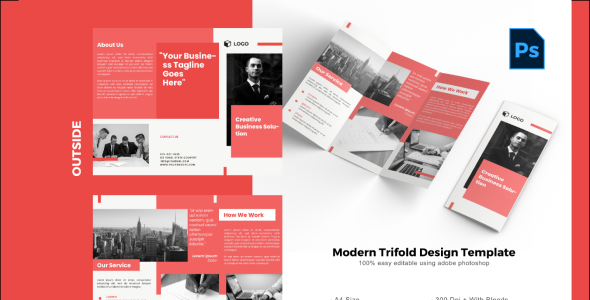 PSD шаблон на тему графика