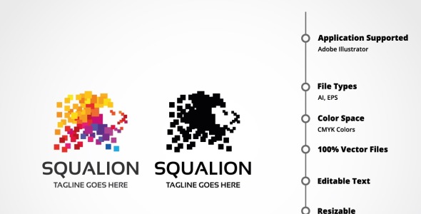 Шаблон логотипа на тему графика