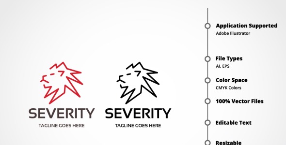 Шаблон логотипа на тему графика