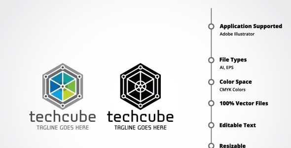 Шаблон логотипа на тему графика
