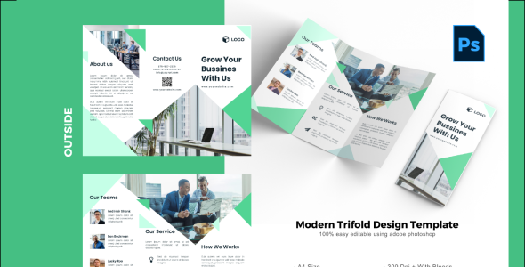 PSD шаблон на тему графика