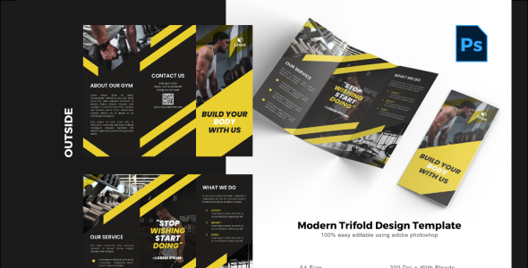 PSD шаблон на тему графика