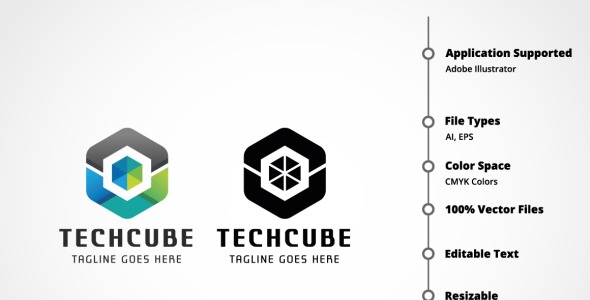 Шаблон логотипа на тему графика