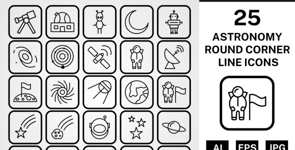 Набор иконок на тему science