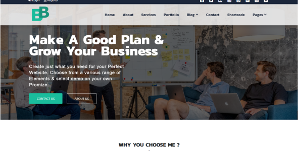 BB Multipurpose Business Modern Bootstrap Responsive Website Template