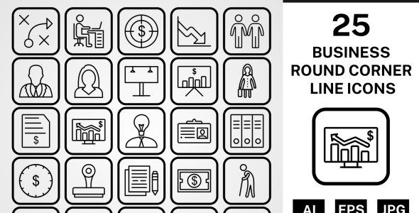 Набор иконок на тему business