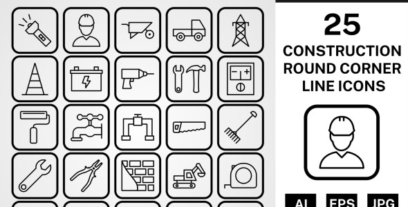 Набор иконок на тему industrial
