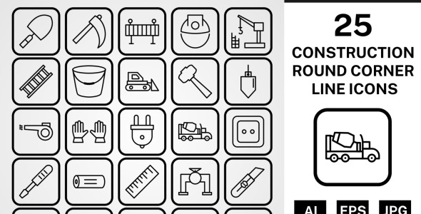 Набор иконок на тему industrial
