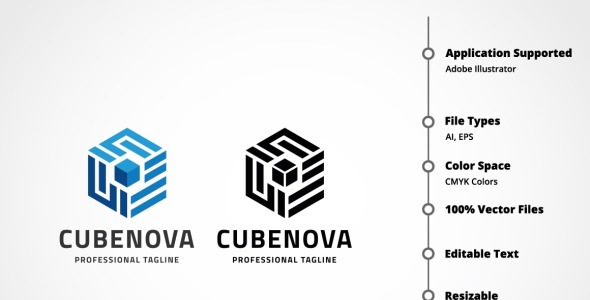 Шаблон логотипа на тему графика