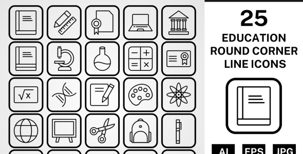 Набор иконок на тему science