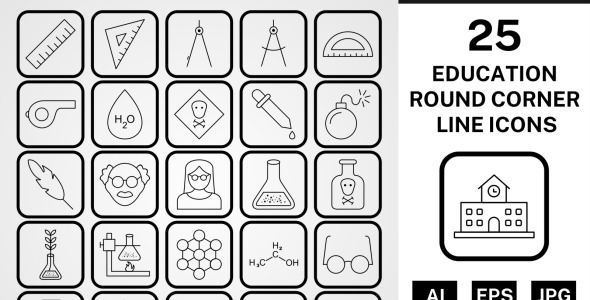 Набор иконок на тему science
