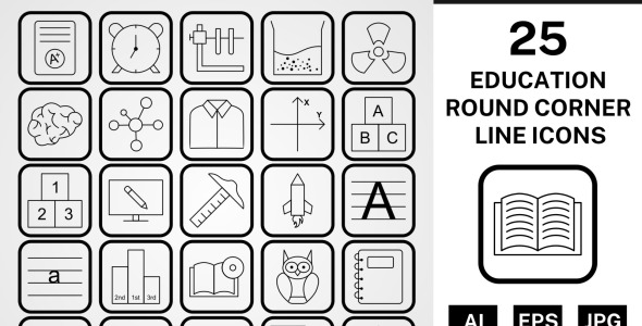 Набор иконок на тему science