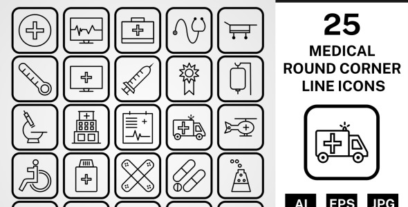 Набор иконок на тему medical