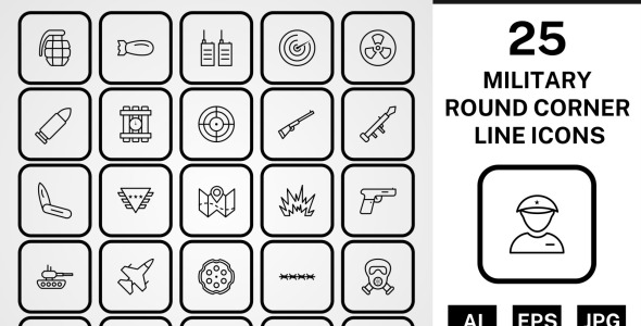 Набор иконок на тему military