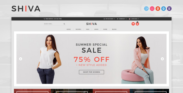 Shiva OpenCart Template