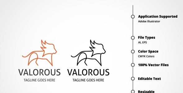 Шаблон логотипа на тему графика